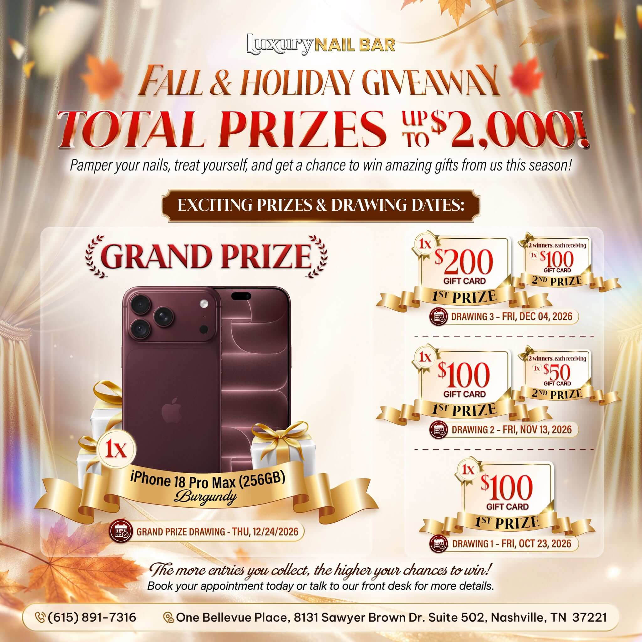 🍀 Luxury Nail Bar - Promotion 🍀