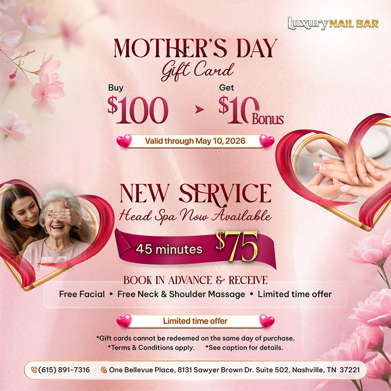 🍀 Luxury Nail Bar - Promotion 🍀